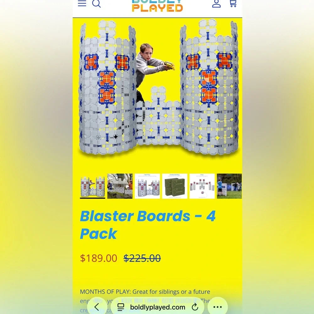 Excellent condition blaster board 4 pack